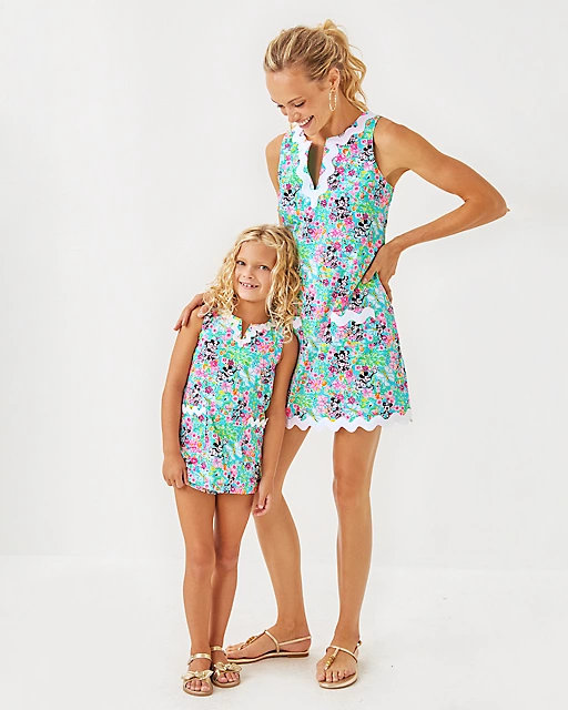 Lilly Pulitzer Lilly Hearts Disney Girls Mini Romey Shift Set Multi Lilly Hearts Disney