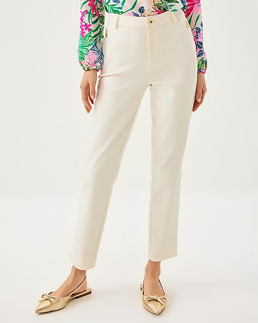 Lilly Pulitzer 29" Ana High Rise Pant Coconut