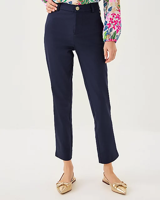 Lilly Pulitzer 29" Ana High Rise Pant True Navy