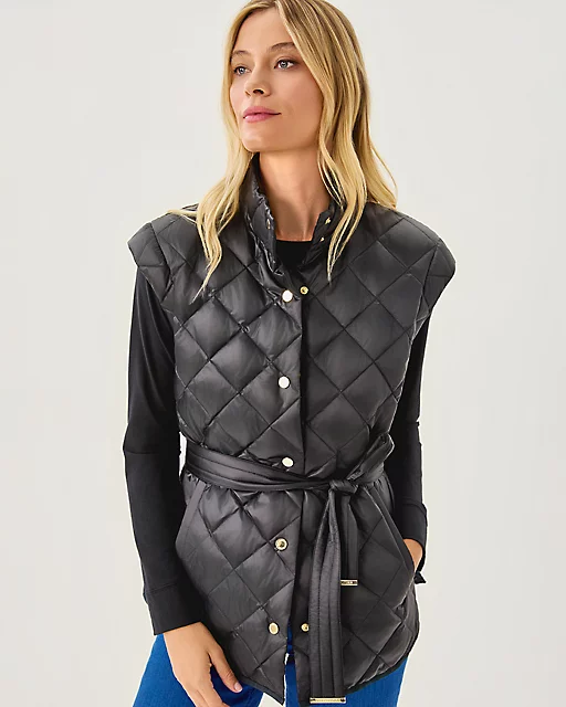 lilly pulitzer Adenna Vest Noir