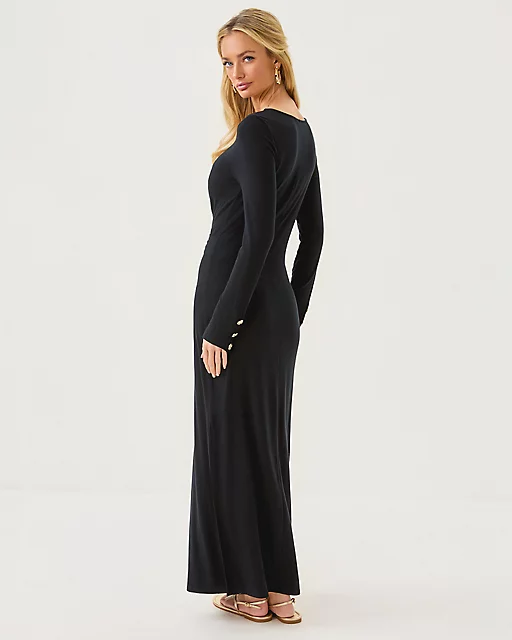 Lilly Pulitzer Alessani Maxi Dress Noir