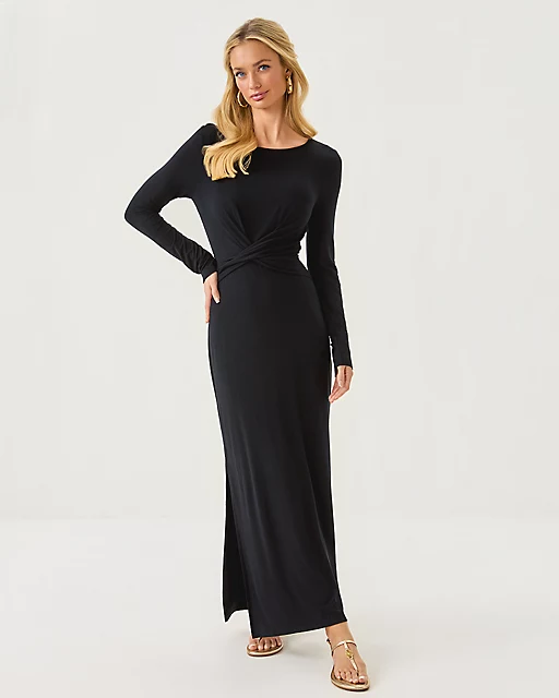 Lilly Pulitzer Alessani Maxi Dress Noir