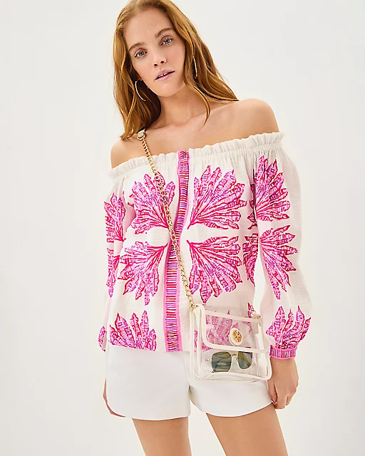 Lilly Pulitzer Amberlie Clear Crossbody Bag Clear