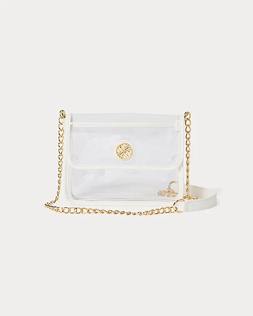 lilly pulitzer Amberlie Clear Crossbody Bag Clear