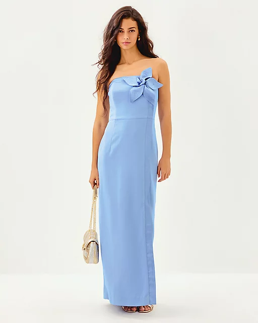 Lilly Pulitzer Anasophia Maxi Dress Jacaranda Blue