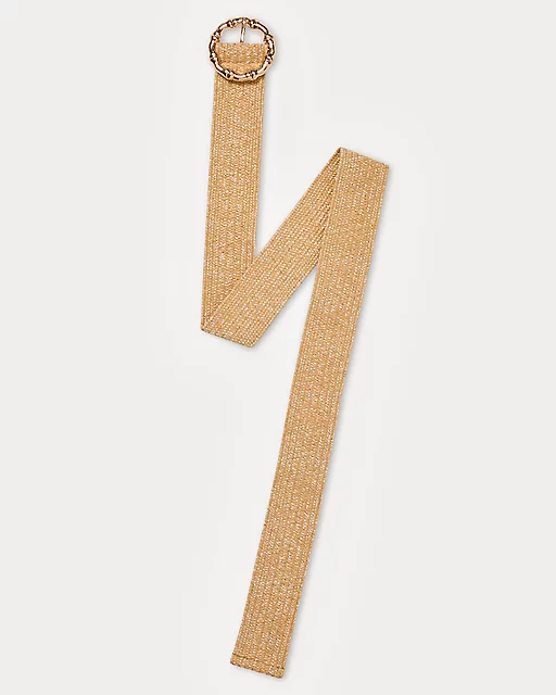 Lilly Pulitzer Arta Belt Gold Metallic