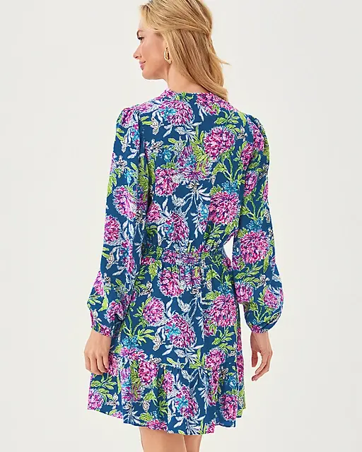 Lilly Pulitzer Axton Dress Multi Dahlia Licious