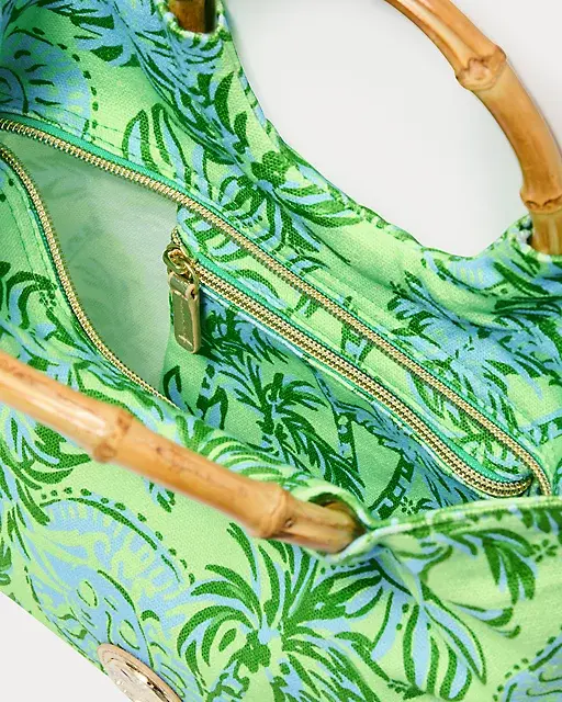 Lilly Pulitzer Bamboo Bag Cool Mint Catchin Rays