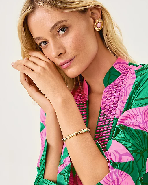 Lilly Pulitzer Bambu Bracelet Gold Metallic