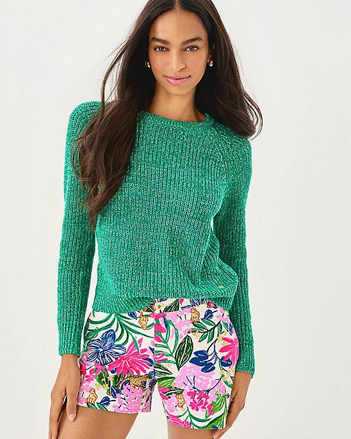Lilly Pulitzer Belgrave Sweater Kitts Green Marl