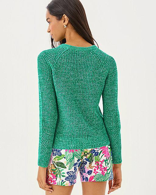 Lilly Pulitzer Belgrave Sweater Kitts Green Marl