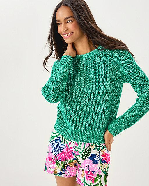 Lilly Pulitzer Belgrave Sweater Kitts Green Marl