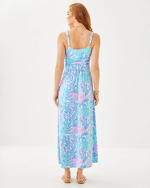 Lilly Pulitzer Blake Maxi Dress Multi Via Del Mar