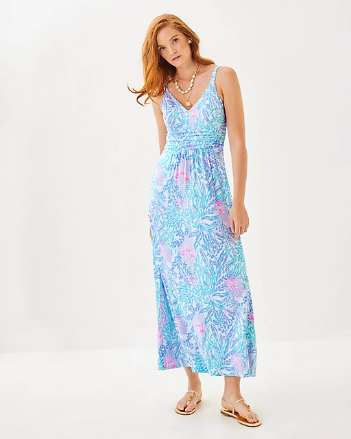 lilly pulitzer Blake Maxi Dress Multi Via Del Mar