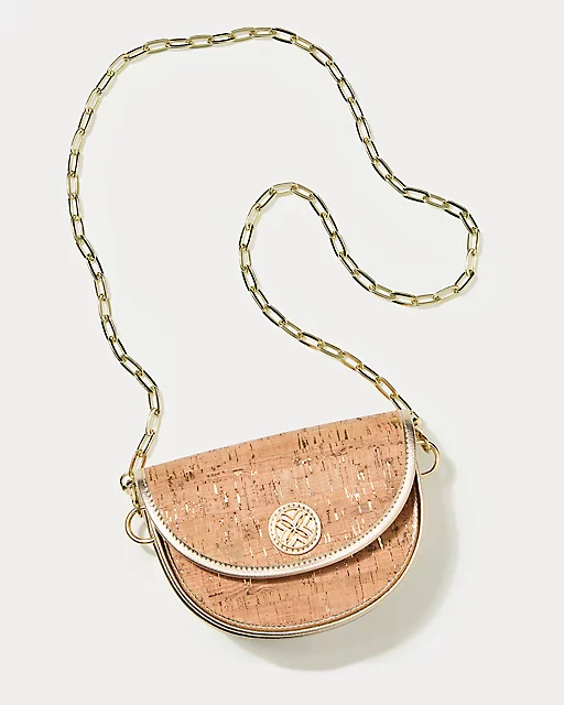 Lilly Pulitzer Camille Cork Belt Bag Natural