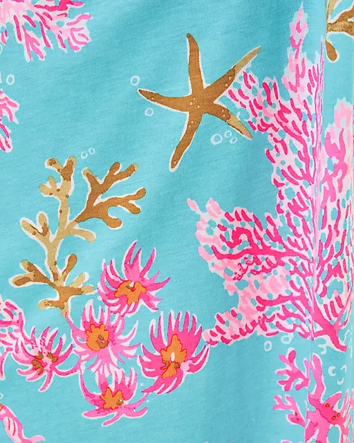 Lilly Pulitzer Colson Dress Multi Royal Coral