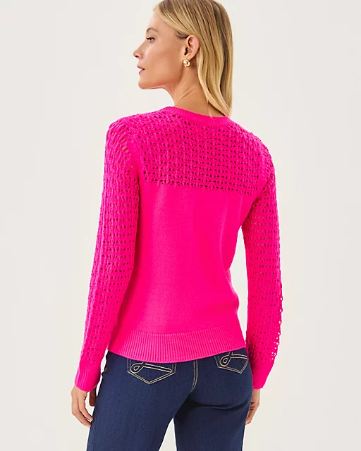 Lilly Pulitzer Daisa Sweater Parigi Pink