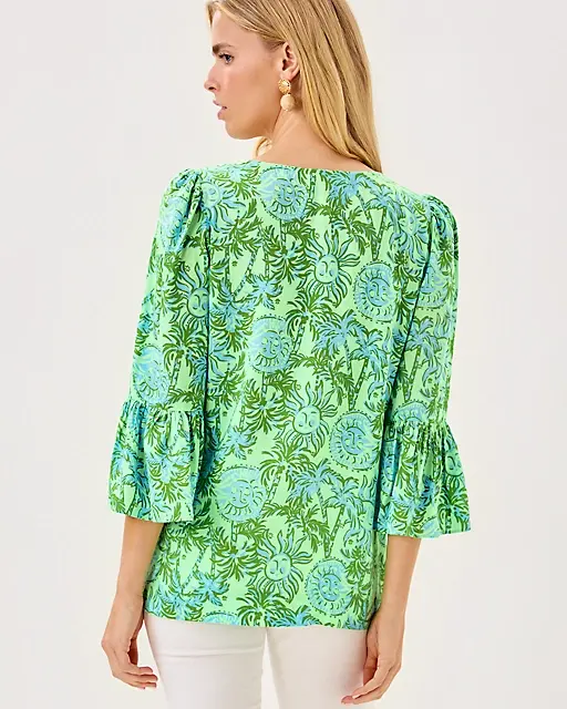 Lilly Pulitzer Danika Tunic Cool Mint Catchin Rays