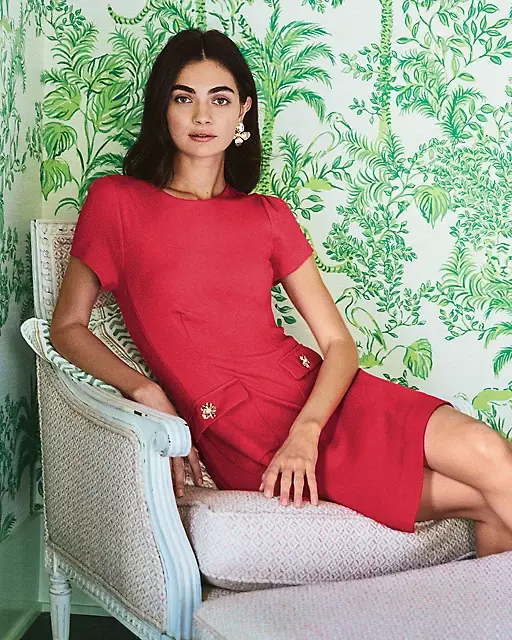 lilly pulitzer Fallon Dress Cherry Red
