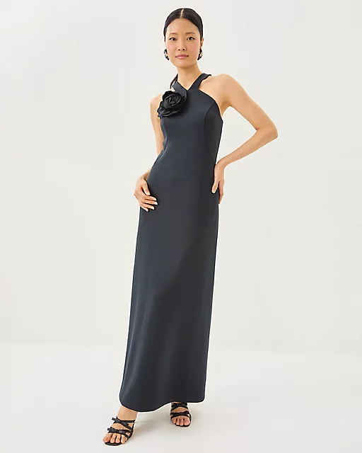 Lilly Pulitzer Gianna Halter Maxi Dress Noir