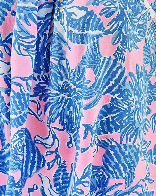 Lilly Pulitzer Gyah Top Conch Shell Pink Up Scale