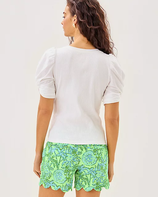 Lilly Pulitzer Igby Knit Top Resort White