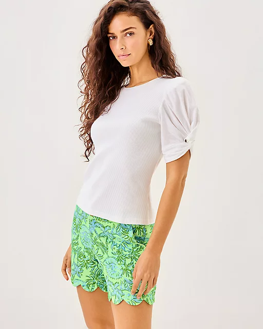 Lilly Pulitzer Igby Knit Top Resort White