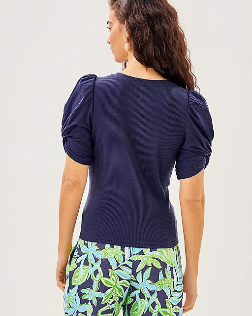 Lilly Pulitzer Igby Knit Top Sapphire Pool