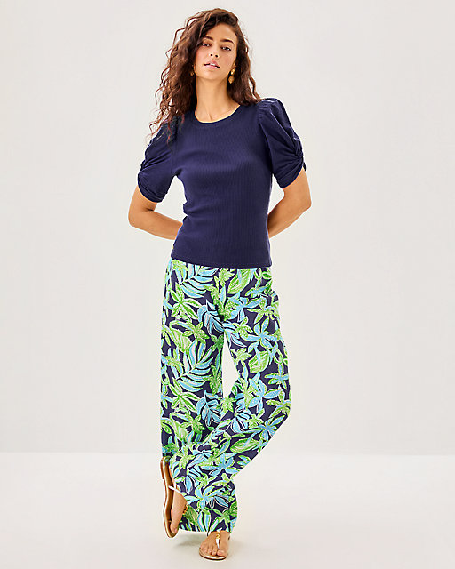 Lilly Pulitzer Igby Knit Top Sapphire Pool