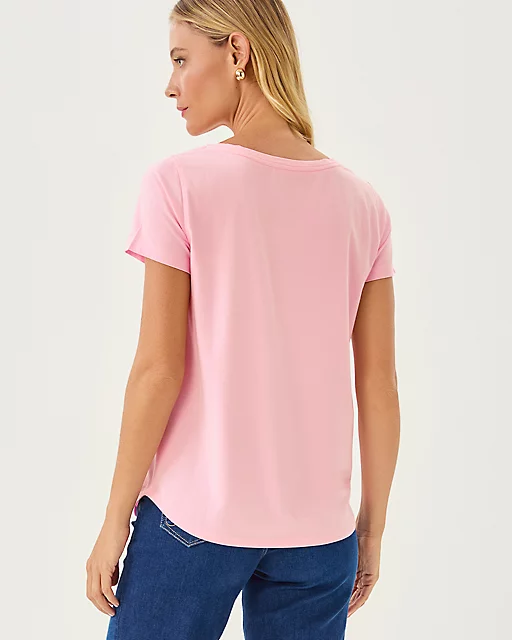 Lilly Pulitzer Key West Top Conch Shell Pink