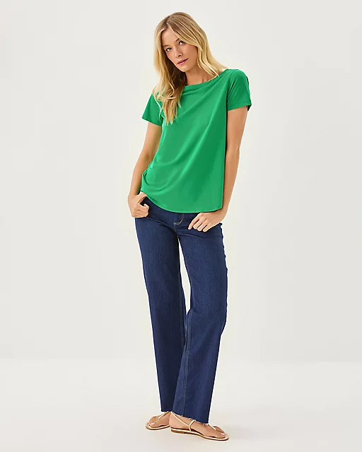 Lilly Pulitzer Key West Top Kitts Green