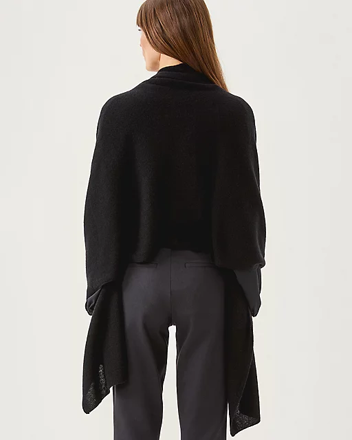 Lilly Pulitzer Lanelle Cashmere Wrap Black