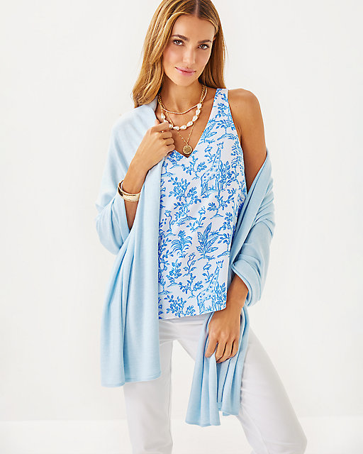 lilly pulitzer Lanelle Wrap Heathered Bluette