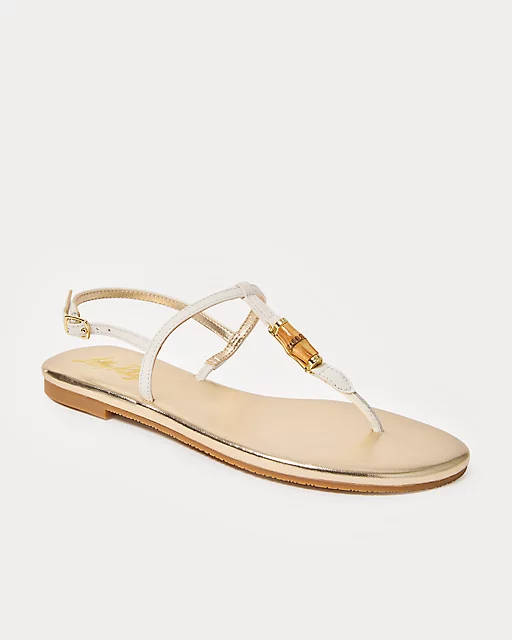 lilly pulitzer Leena Sandal Resort White