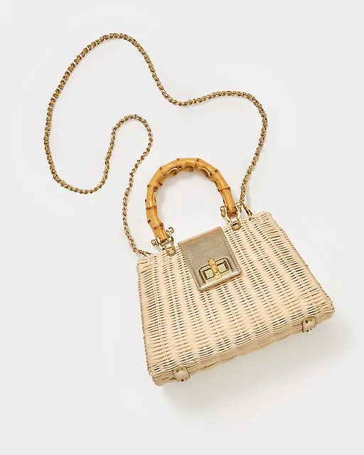 Lilly Pulitzer Leena Top Handle Bag Natural