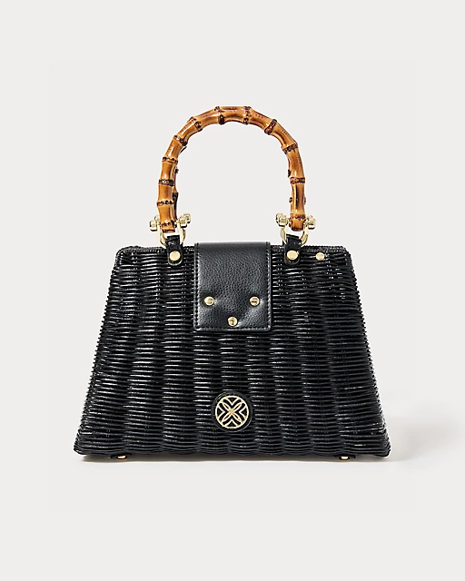 Lilly Pulitzer Leena Top Handle Bag Noir