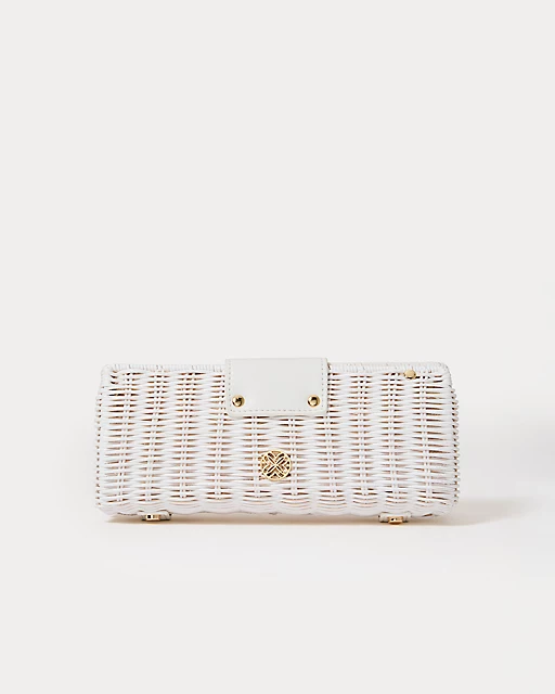 Lilly Pulitzer Leena Wicker Clutch