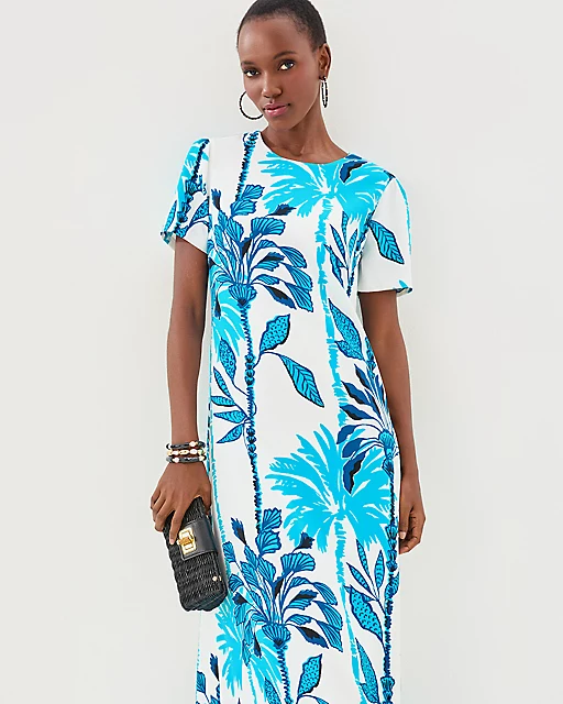 Lilly Pulitzer Leena Wicker Clutch Noir