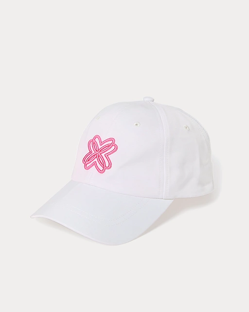 lilly pulitzer Logo Run Around Hat Resort White