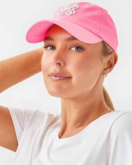 Lilly Pulitzer Logo Run Around Hat Rousseau Pink