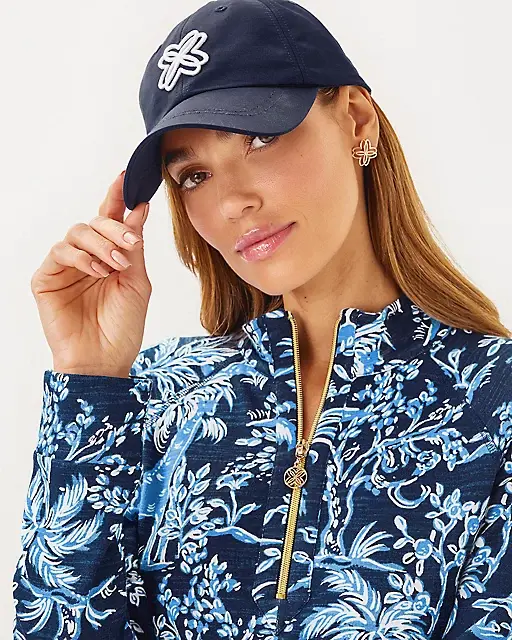 Lilly Pulitzer Logo Run Around Hat True Navy