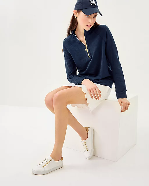 Lilly Pulitzer Lux Hallie Sneaker Resort White