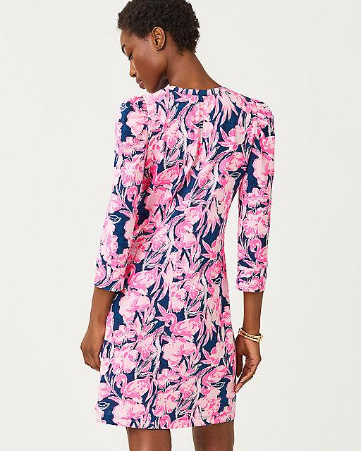 Lilly Pulitzer Marlie Dress Inky Navy Flamingle