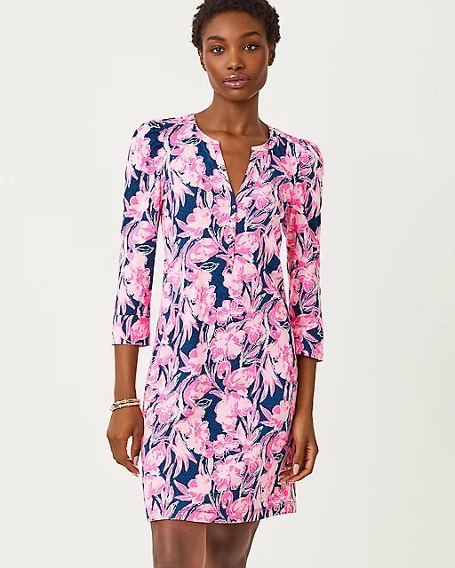 lilly pulitzer Marlie Dress Inky Navy Flamingle