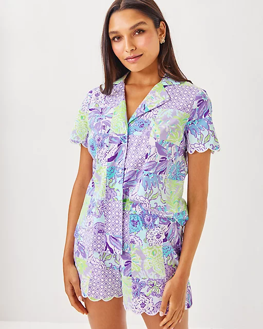 lilly pulitzer Marlita Pajama Top