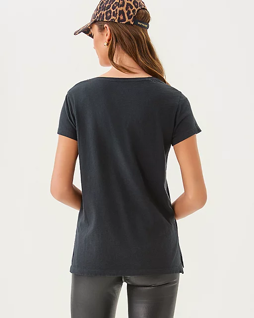 Lilly Pulitzer Meredith Tee Noir