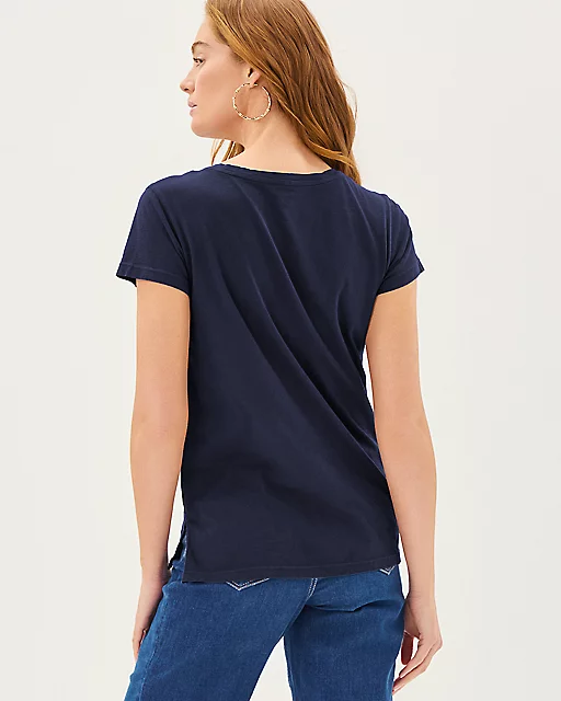 Lilly Pulitzer Meredith Tee True Navy