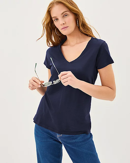Lilly Pulitzer Meredith Tee True Navy