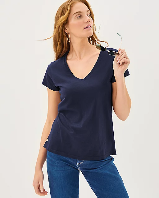 lilly pulitzer Meredith Tee True Navy