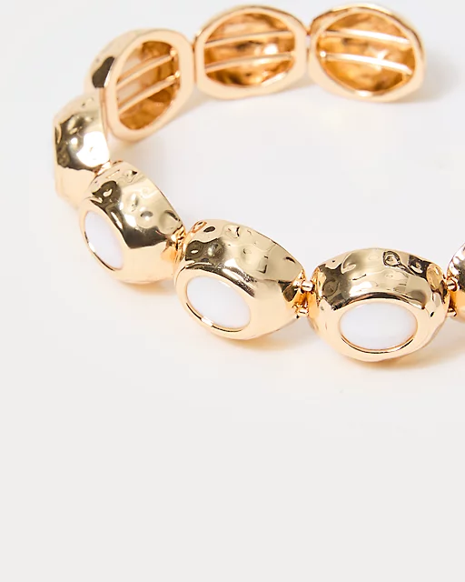 Lilly Pulitzer Pans Garden Bracelet Resort White